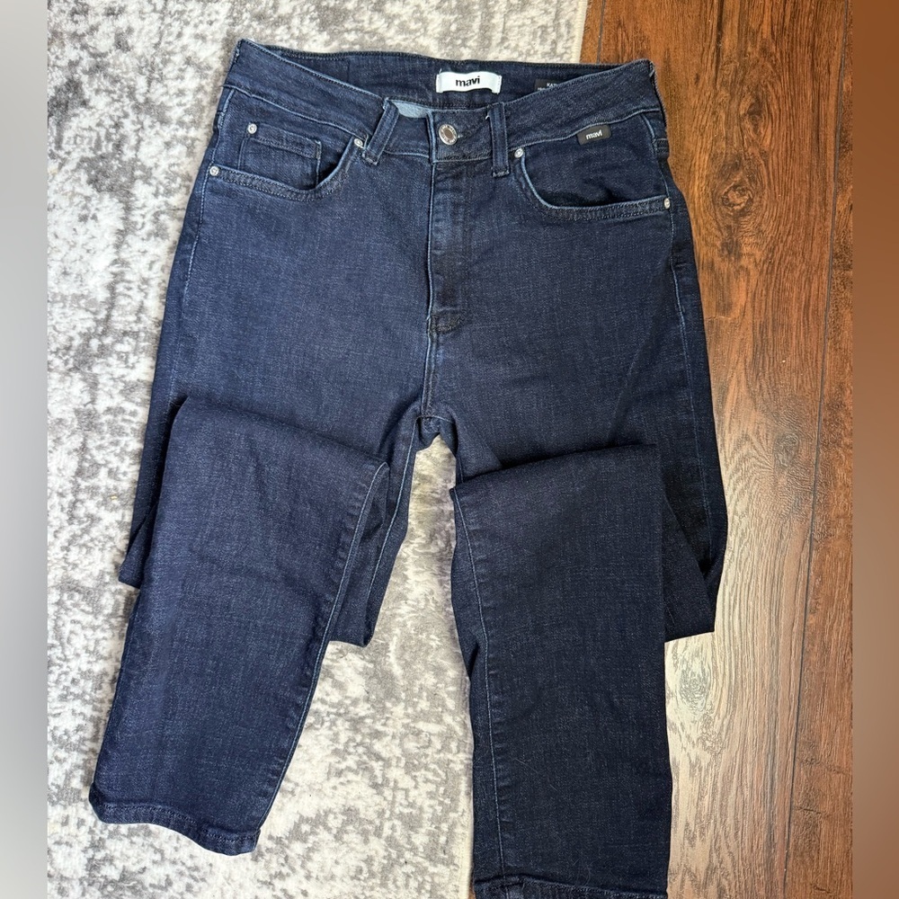 Mavi Jeans Dark Wash High Rise Slim Fit size 26 - Picture 3 of 9